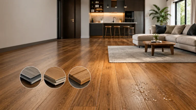 Waterproof Wood Flooring: SPC vs Engineered Wood vs Hardwood