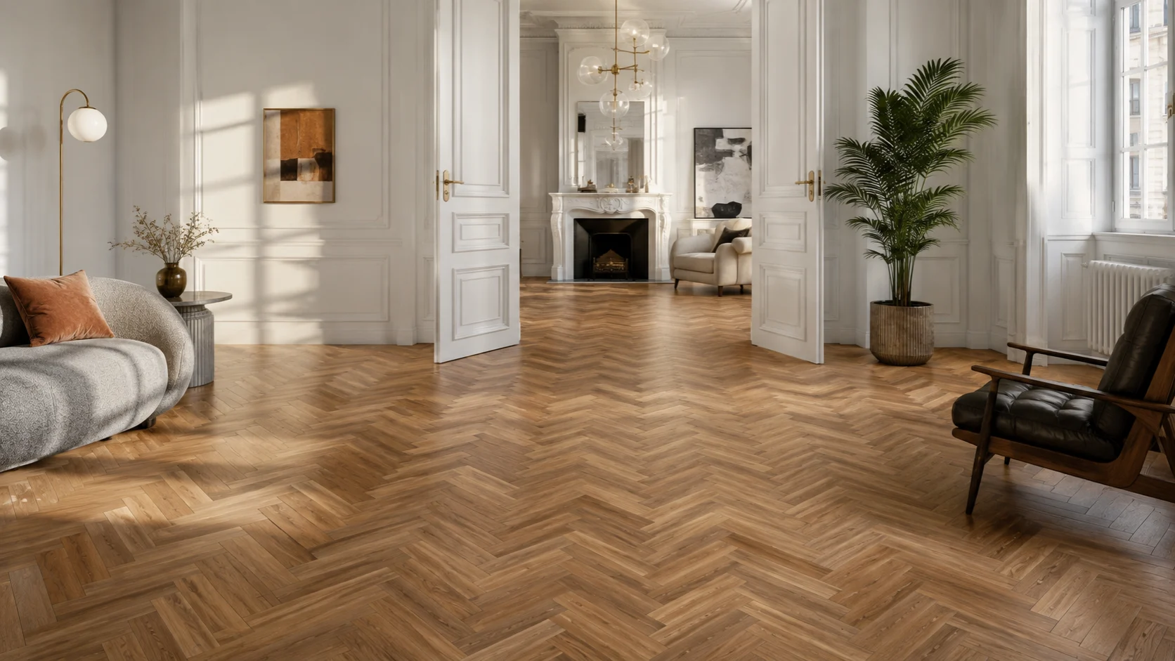 The Science Behind Parquet Flooring: How Patterns Influence Space, Light & Interior Design | OAKA Floors The Science of Parquet Flooring: Choose the Right Pattern for Every Space