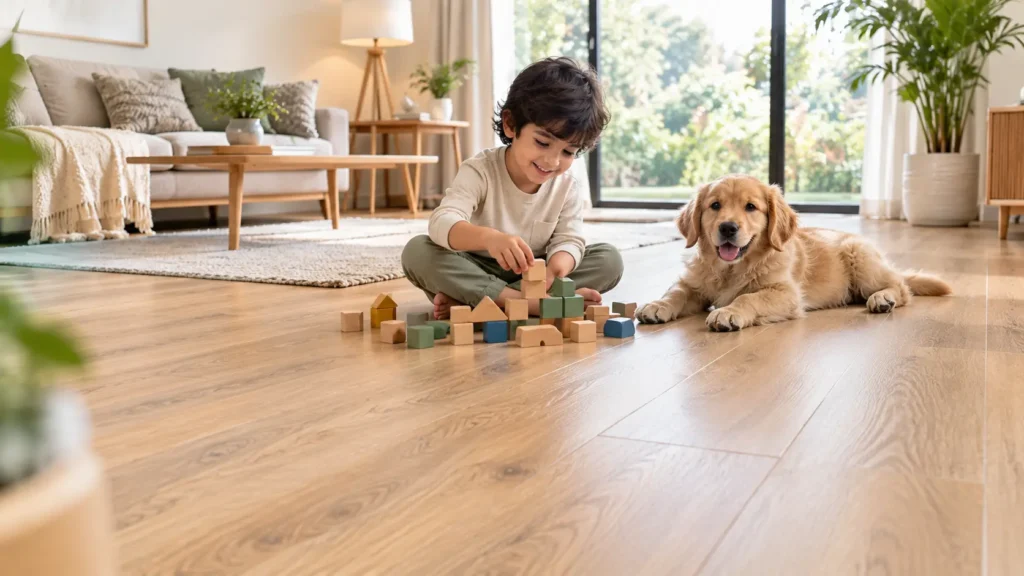 Vinyl Plank Flooring for busy family homes